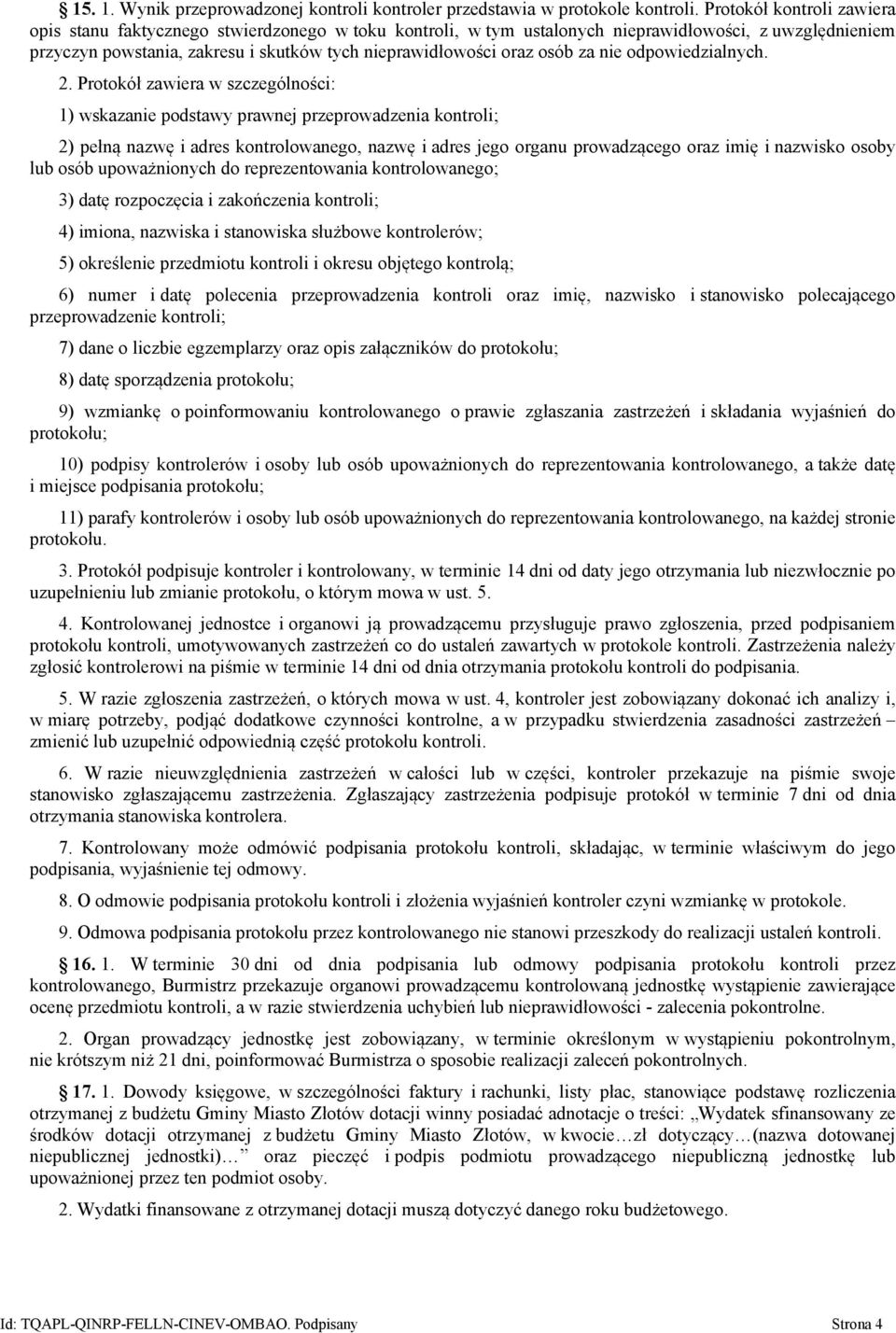 osób za nie odpowiedzialnych. 2.