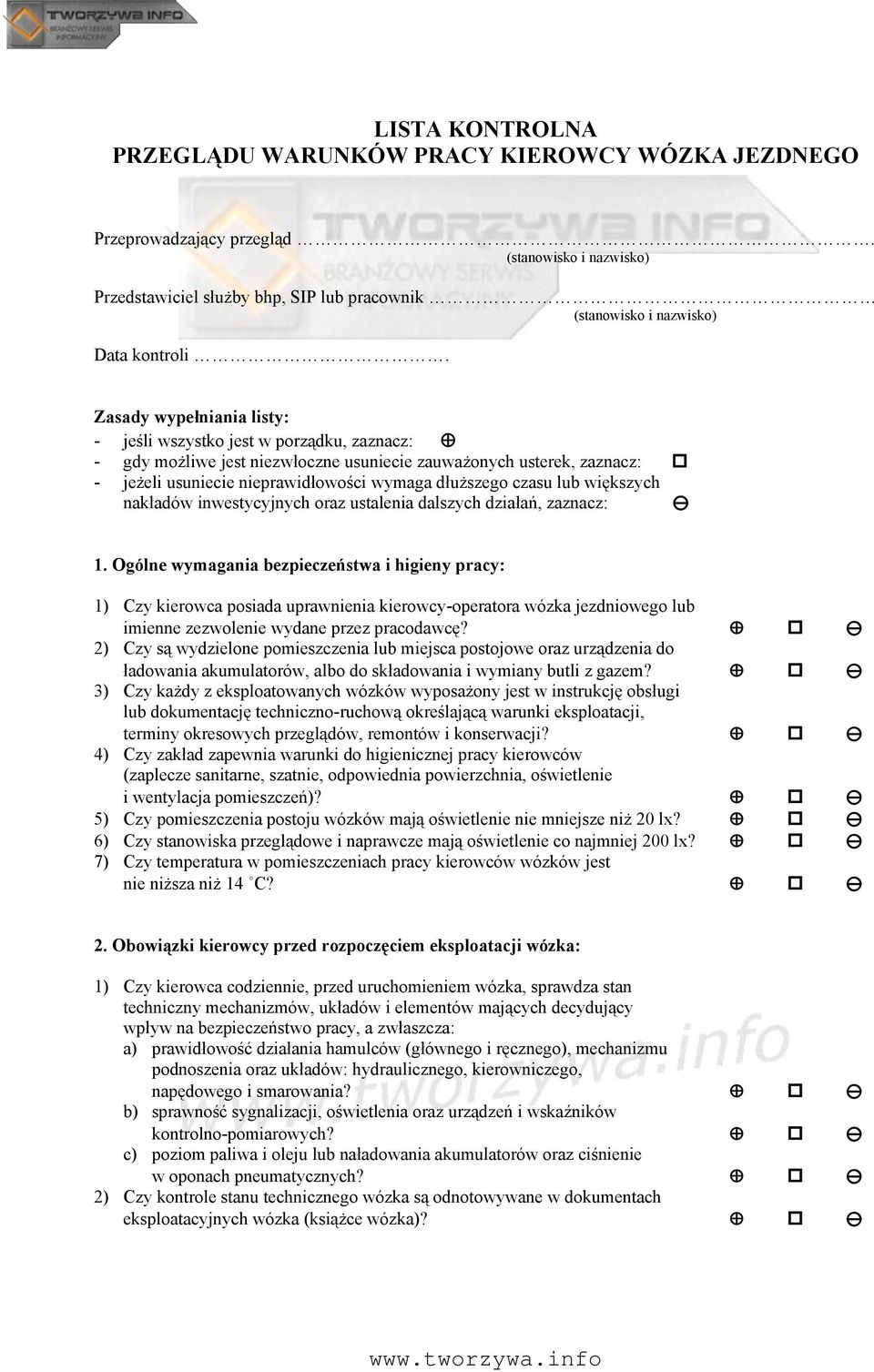 lub większych nakładów inwestycyjnych oraz ustalenia dalszych działań, zaznacz: 1.