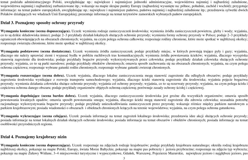 ; wskazuje na mapie skrajne punkty Europy (najbardziej wysunięte na: północ, południe, zachód i wschód); przygotuje informacje: na temat państw europejskich, uwzględniając np.