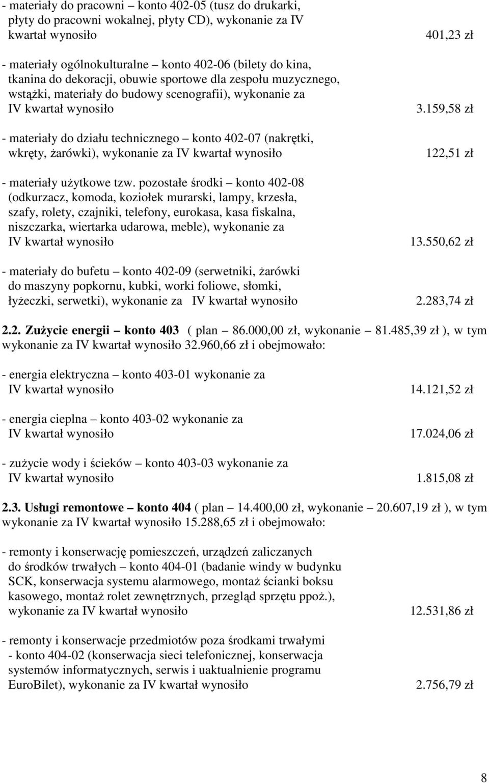 materiały uŝytkowe tzw.