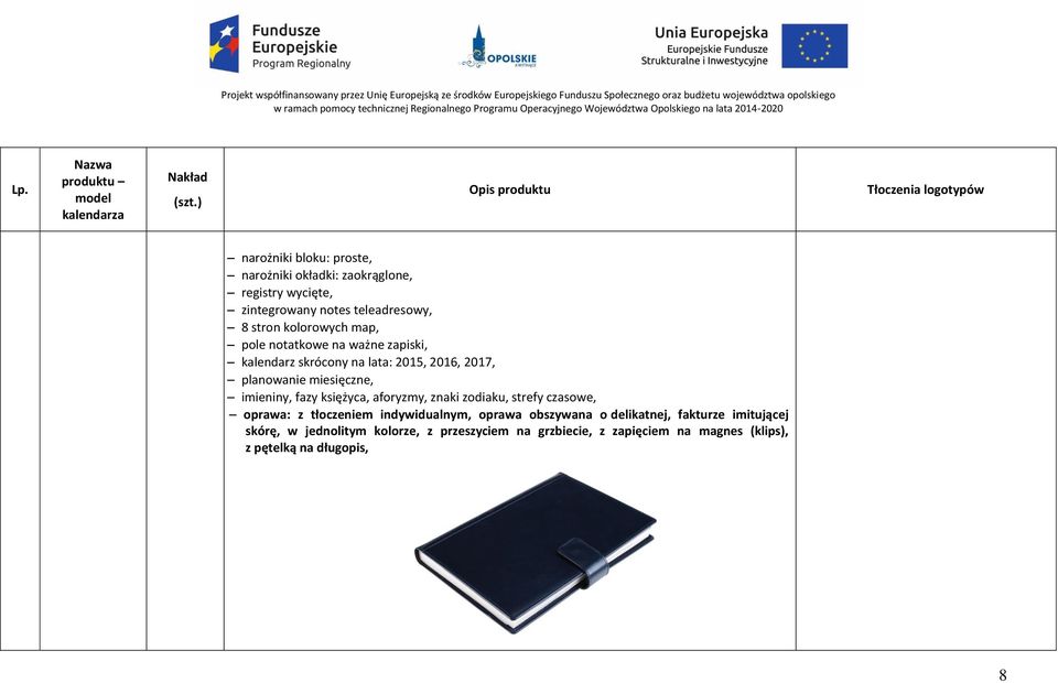 imieniny, fazy księżyca, aforyzmy, znaki zodiaku, strefy czasowe, oprawa: z tłoczeniem indywidualnym, oprawa obszywana o