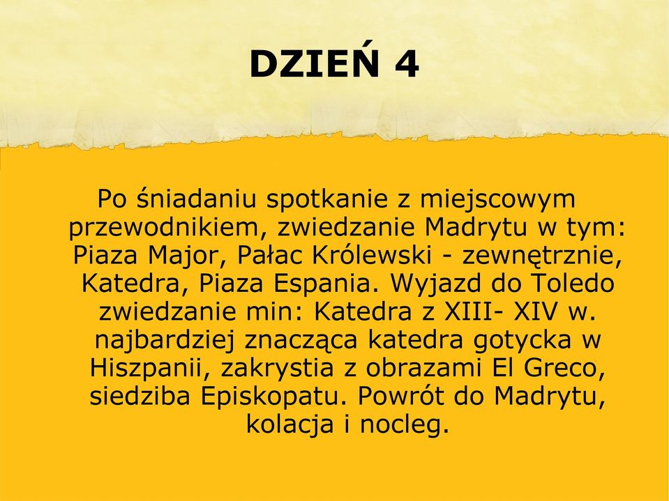 Wyjazd do Toledo zwiedzanie min: Katedra z XIII- XIV w.