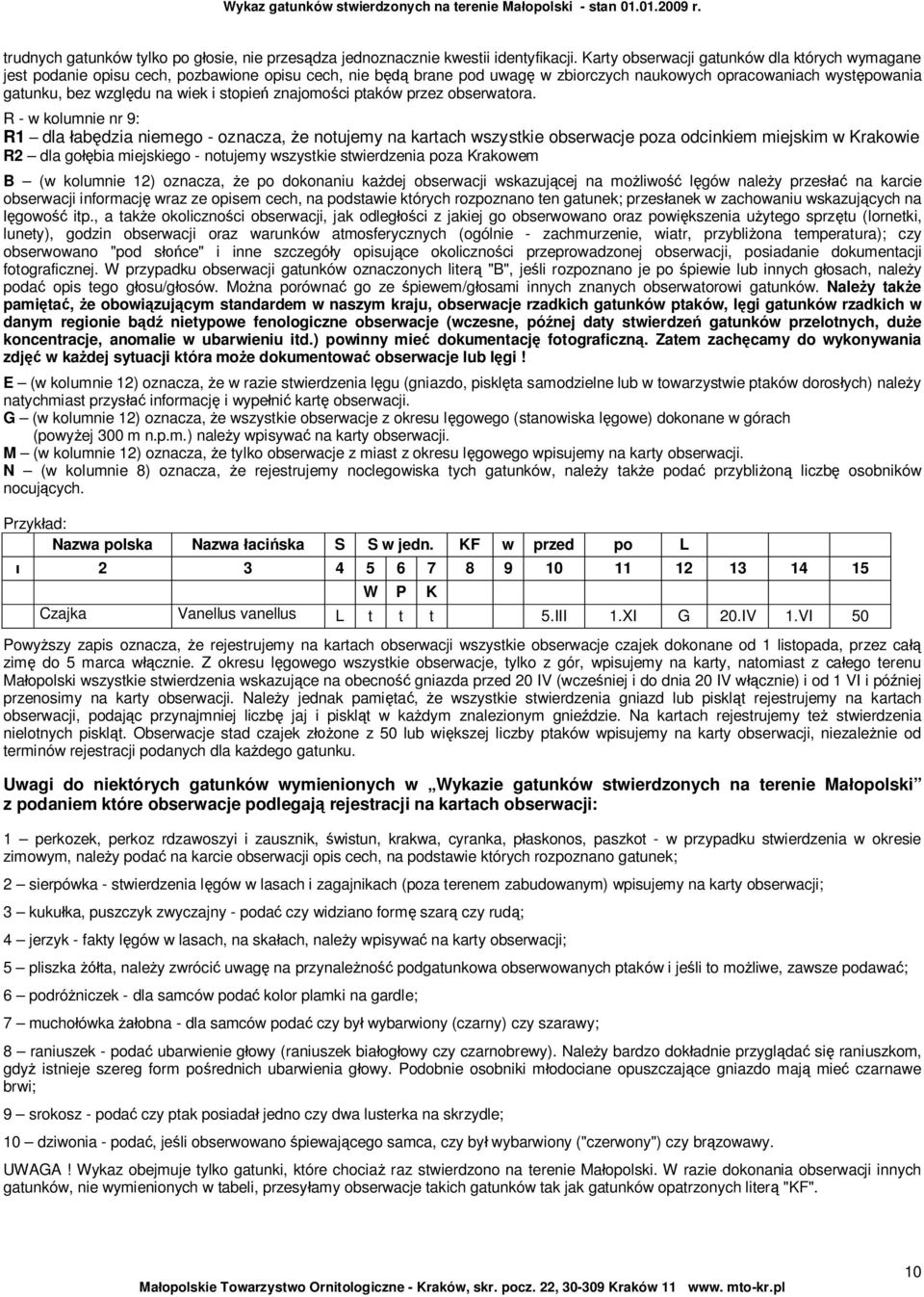 stopie znajomo ci ptaków przez obserwatora.