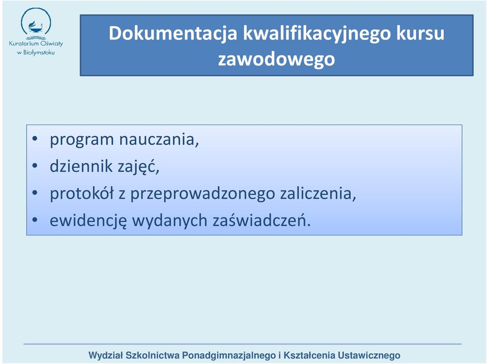 zajęć, protokół z przeprowadzonego