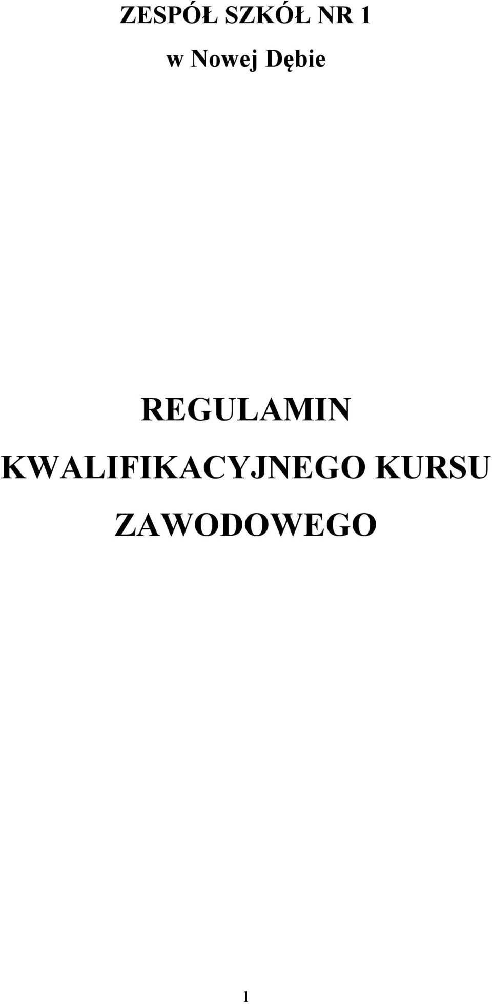REGULAMIN