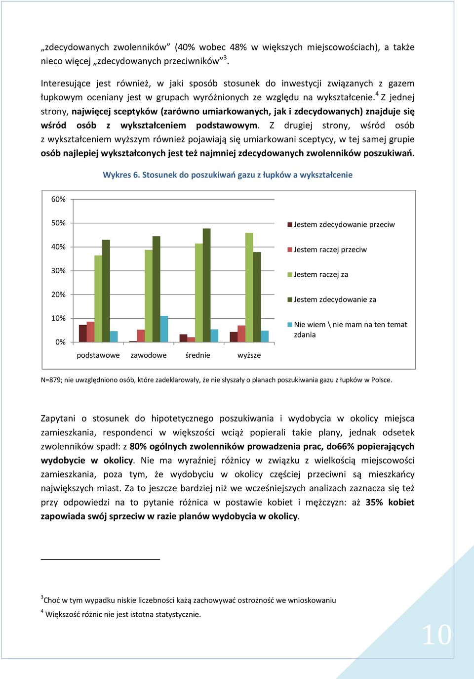 4 Z jednej strony, najwięcej sceptyków (zarówno umiarkowanych, jak i zdecydowanych) znajduje się wśród osób z wykształceniem podstawowym.