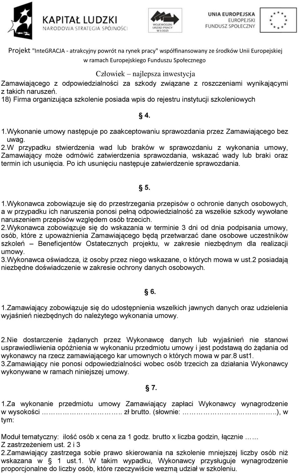 Po ich usunięciu następuje zatwierdzenie sprawozdania. 5. 1.