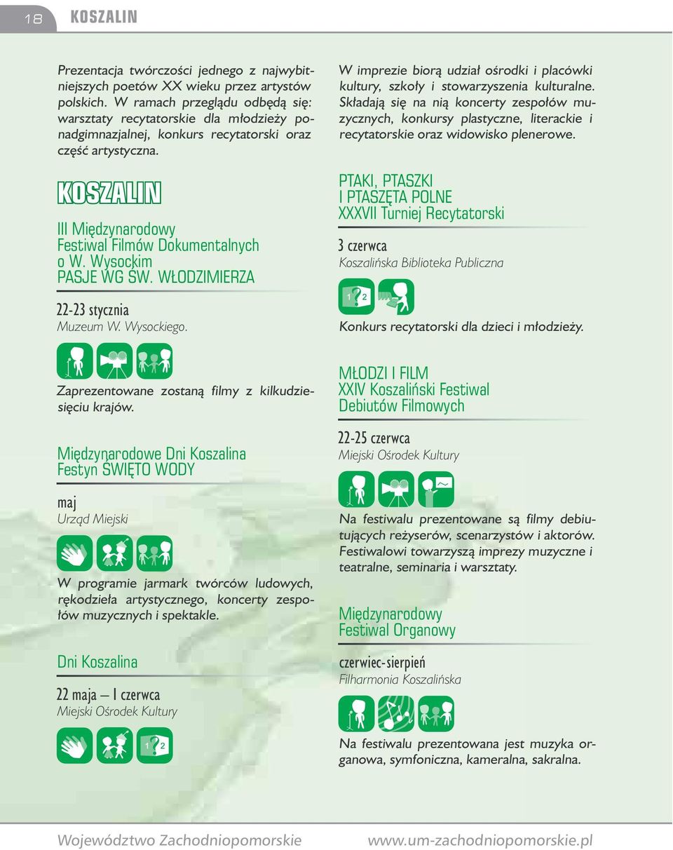 Wysockim PASJE WG ŚW. WŁODZIMIERZA 22-23 stycznia Muzeum W. Wysockiego. W imprezie biorą udział ośrodki i placówki kultury, szkoły i stowarzyszenia kulturalne.