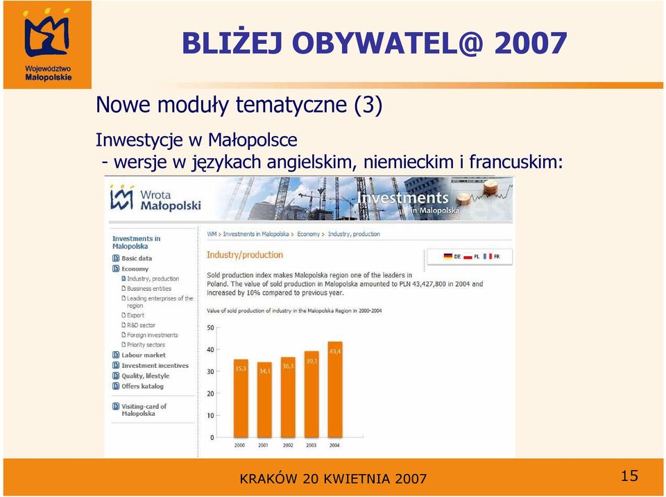 w językach angielskim, niemieckim