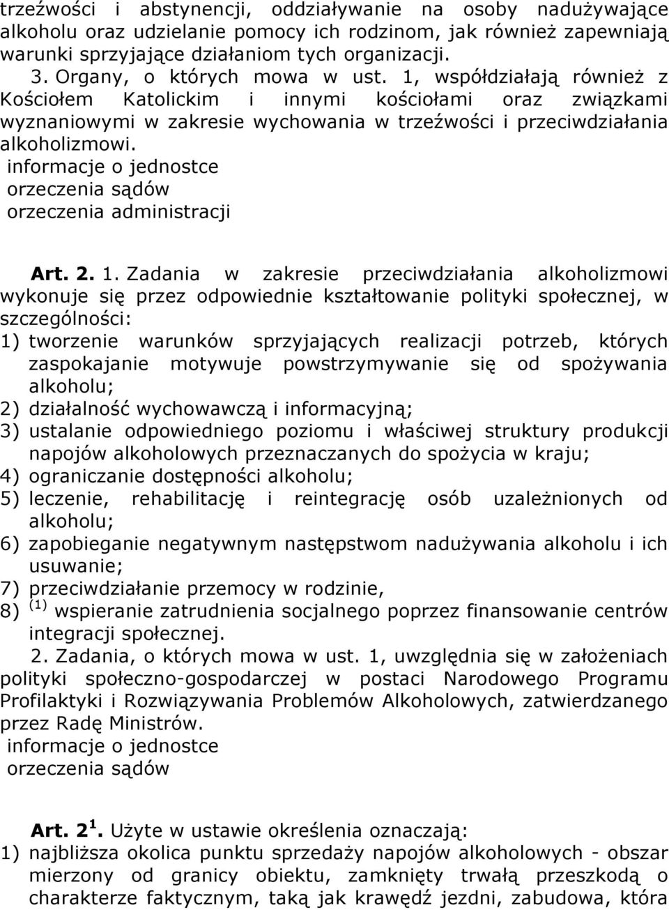 orzeczenia administracji Art. 2. 1.