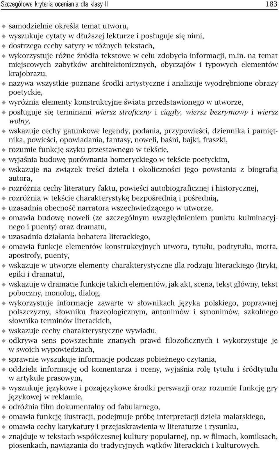 ormacji, m.in.