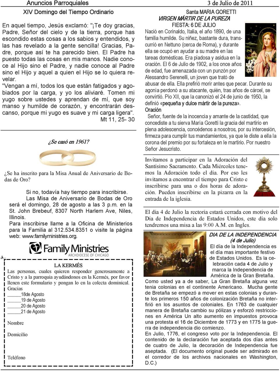 Nadie conoce al Hijo sino el Padre, y nadie conoce al Padre sino el Hijo y aquel a quien el Hijo se lo quiera revelar.