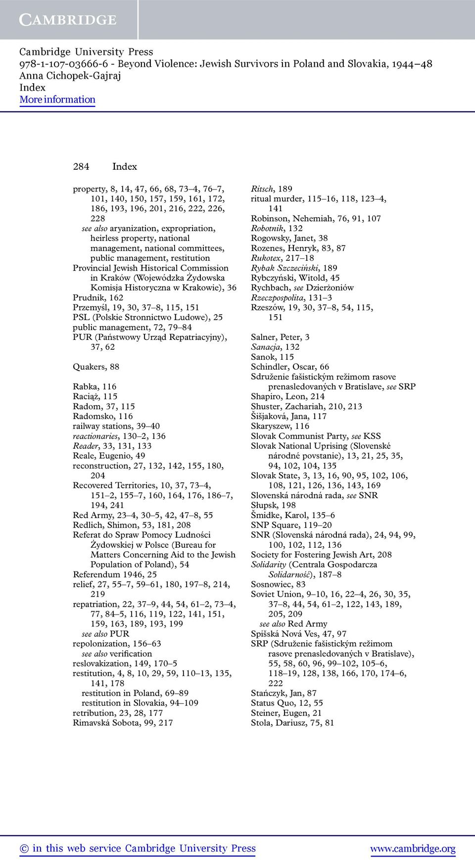 115, 151 PSL (Polskie Stronnictwo Ludowe), 25 public management, 72, 79 84 PUR (Państwowy Urzad Repatriacyjny), 37, 62 Quakers, 88 Rabka, 116 Raciaż, 115 Radom, 37, 115 Radomsko, 116 railway