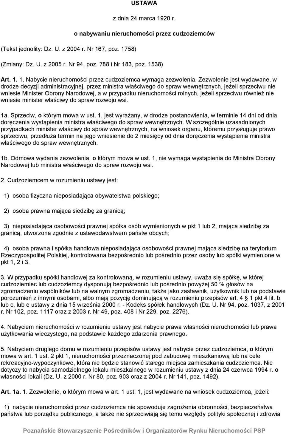 rolnych, jeżeli sprzeciwu również nie wniesie minister właściwy do spraw rozwoju wsi. 1a. Sprzeciw, o którym mowa w ust.