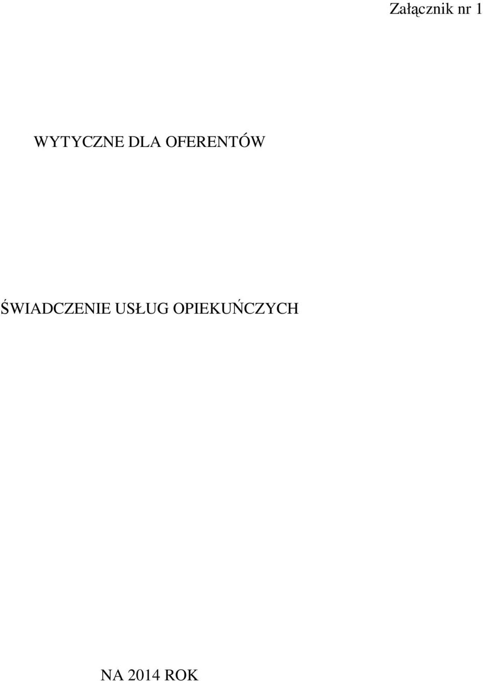 OFERENTÓW