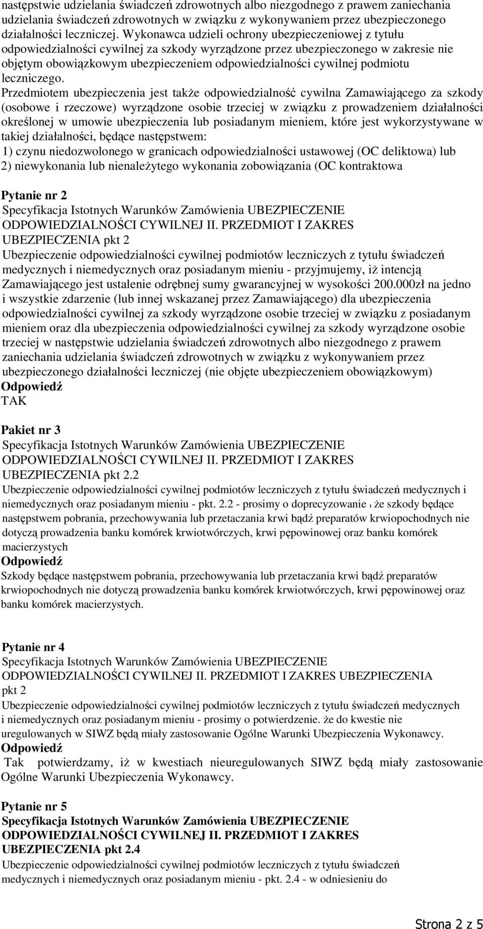 podmiotu leczniczego.
