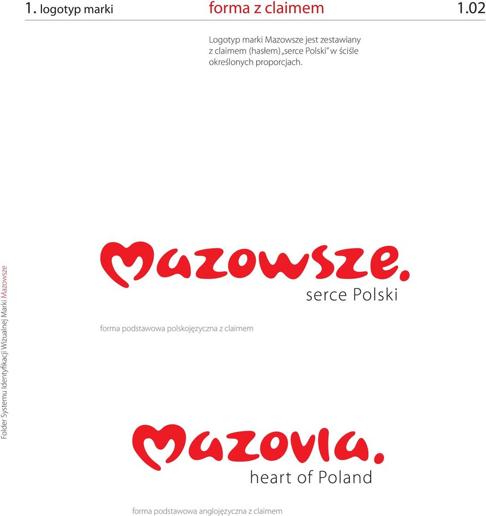 (hasłem) serce Polski w ściśle określonych proporcjach.