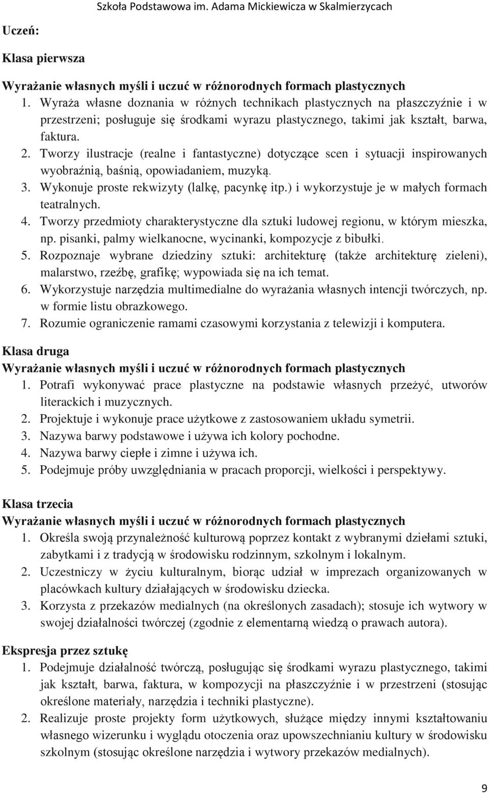 Jaka Jest Różnica Między Podstawą Programową A Programem Nauczania 1. Program Nauczania Edukacji Wczesnoszkolnej Gra w kolory autorstwa
