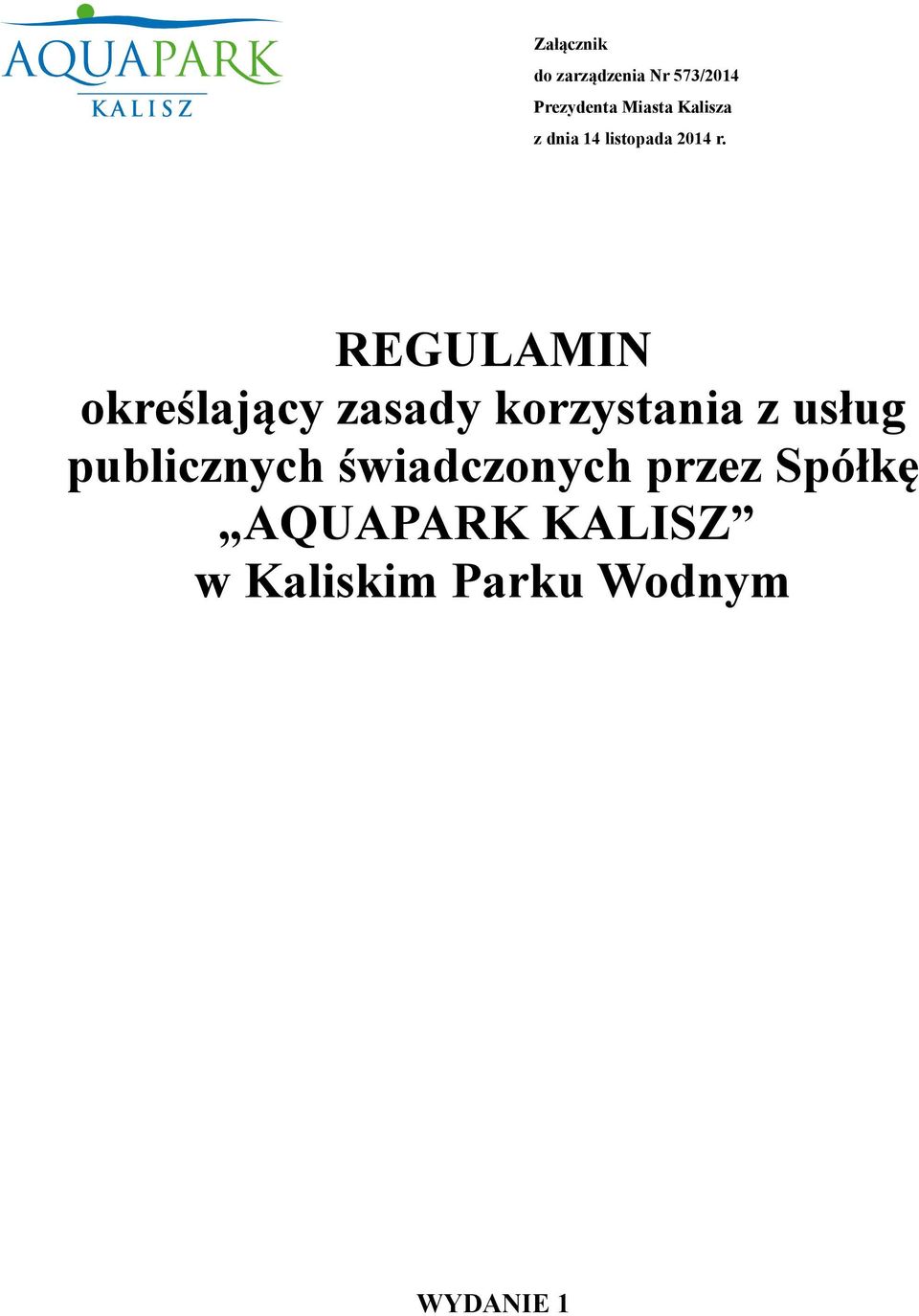 REGULAMIN określający zasady korzystania z usług