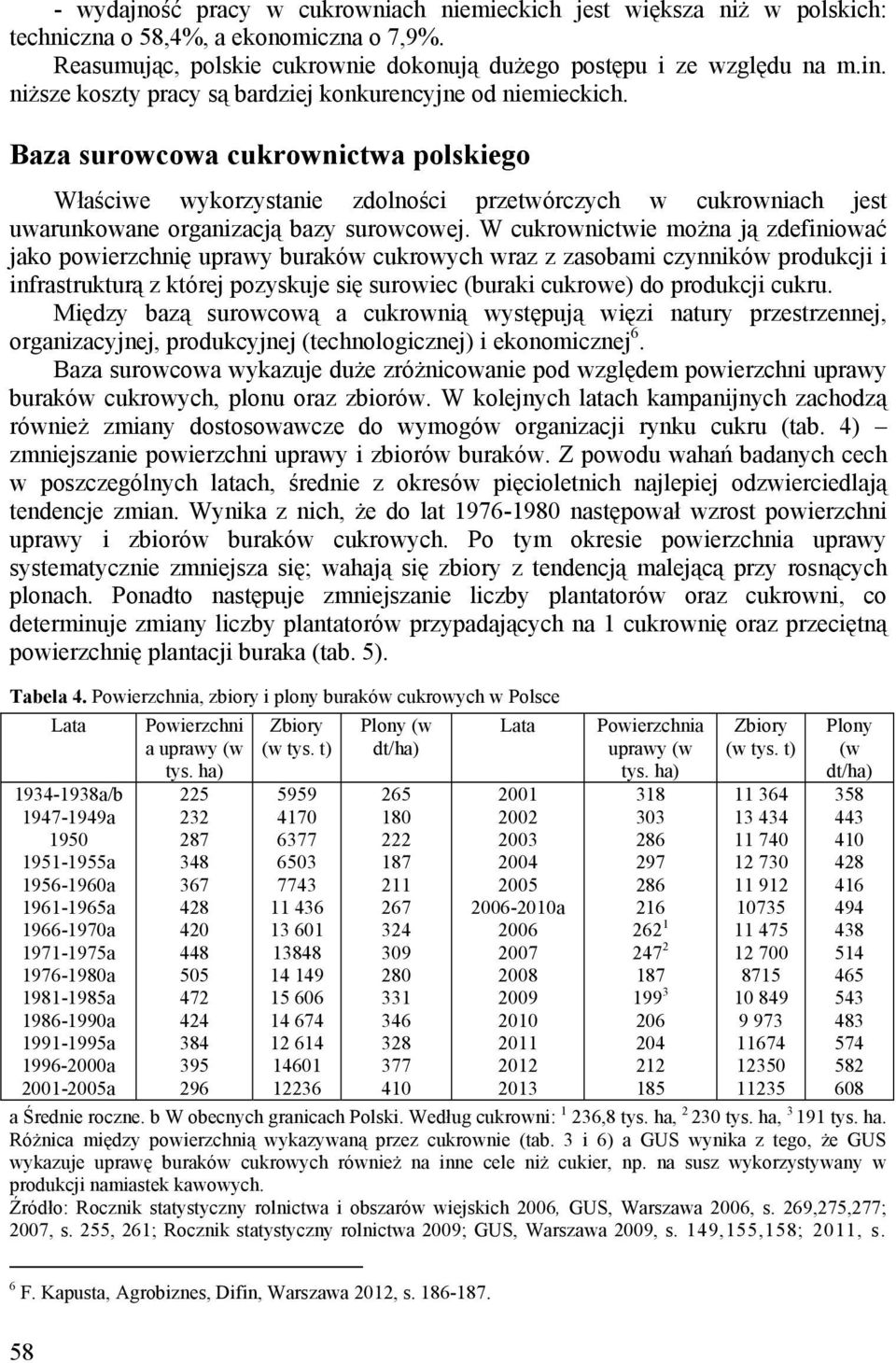 Baza surowcowa cukrownictwa polskiego Właściwe wykorzystanie zdolności przetwórczych w cukrowniach jest uwarunkowane organizacją bazy surowcowej.