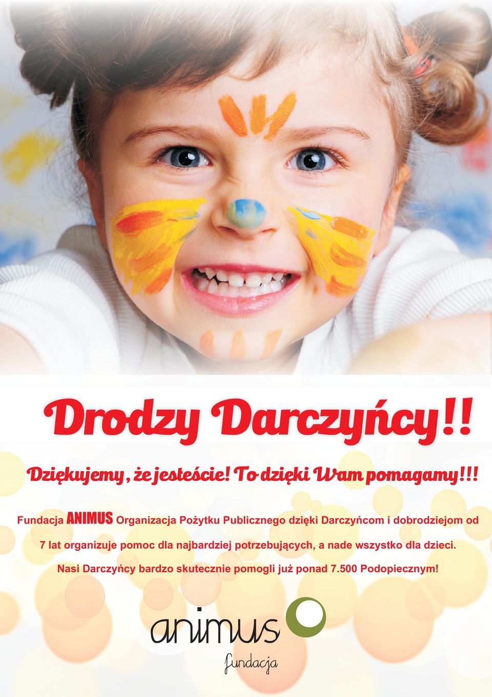 dobrodziejom od 7 lat organizuje pomoc dla najbardziej potrzebuj¹cych, a