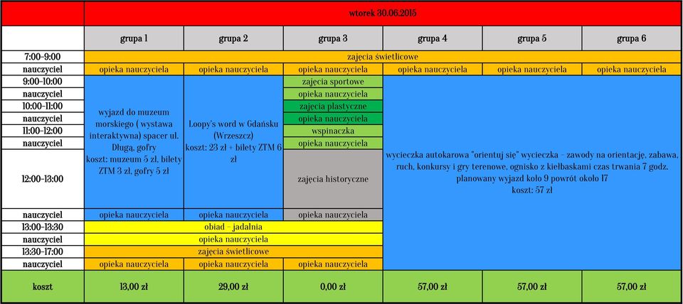 word w Gdańsku 11:00-12:00 wspinaczka interaktywna) spacer ul.