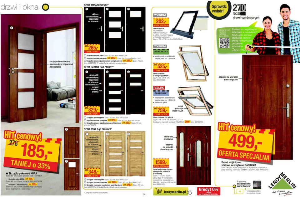 kod 44447 W stałej ofercie ościeżnice regulowane.
