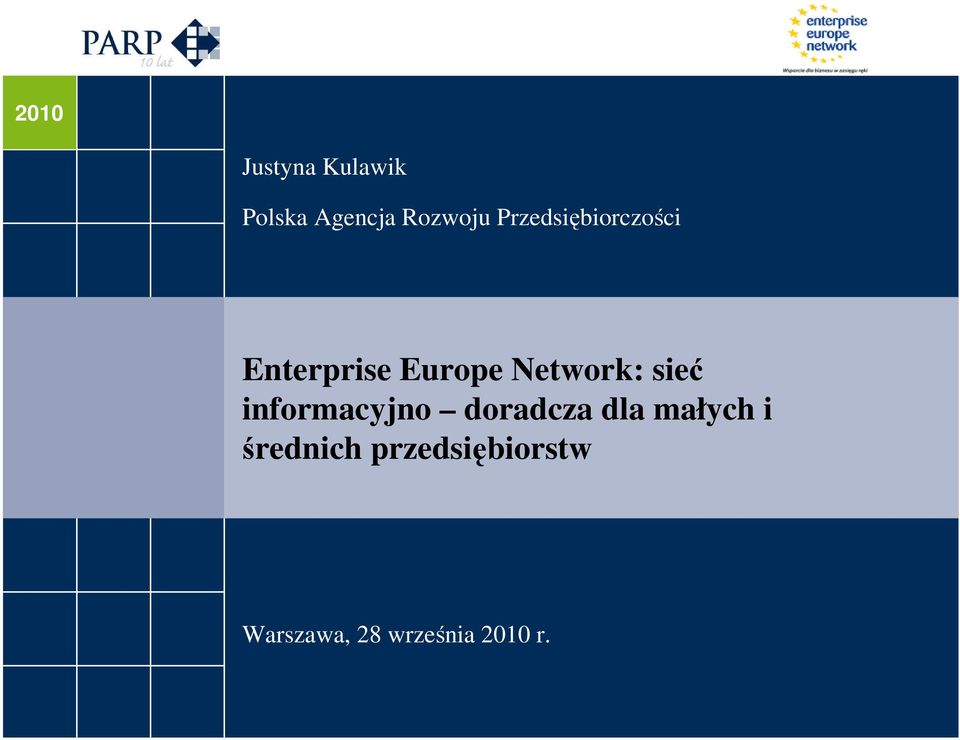 sieć informacyjno doradcza dla małych i