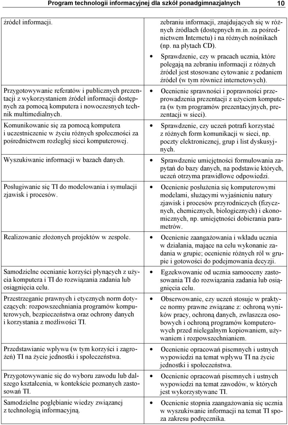 Komunikowanie się za pomocą komputera i uczestniczenie w życiu różnych społeczności za pośrednictwem rozległej sieci komputerowej.