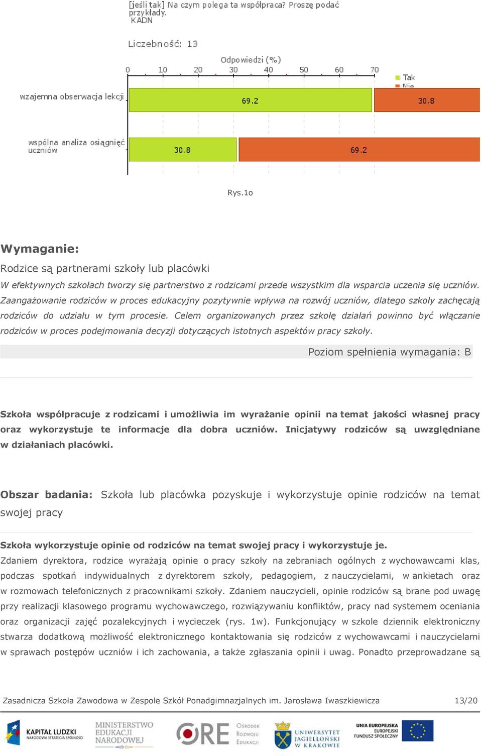 Celem organizowanych przez szkołę działań powinno być włączanie rodziców w proces podejmowania decyzji dotyczących istotnych aspektów pracy szkoły.