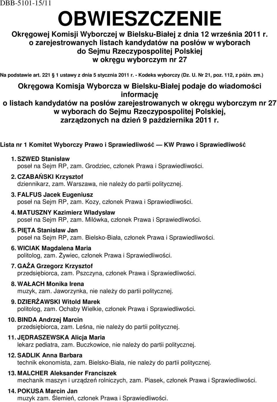 U. Nr 21, poz. 112, z późn. zm.