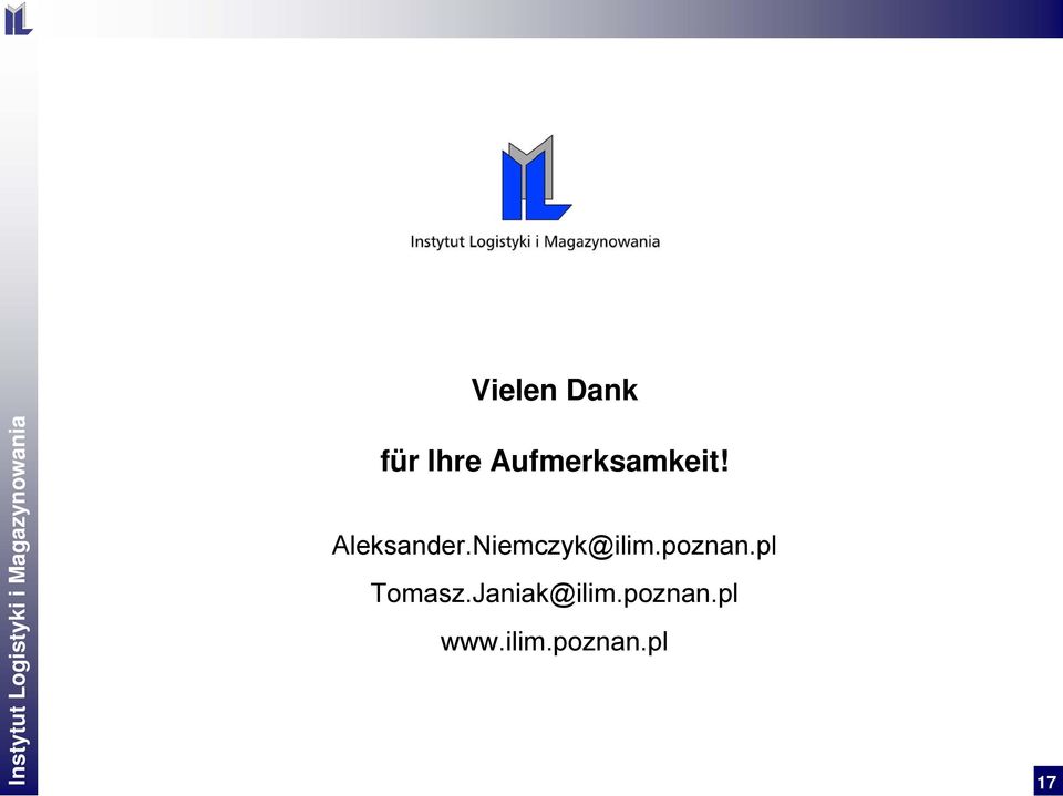Niemczyk@ilim.poznan.pl Tomasz.