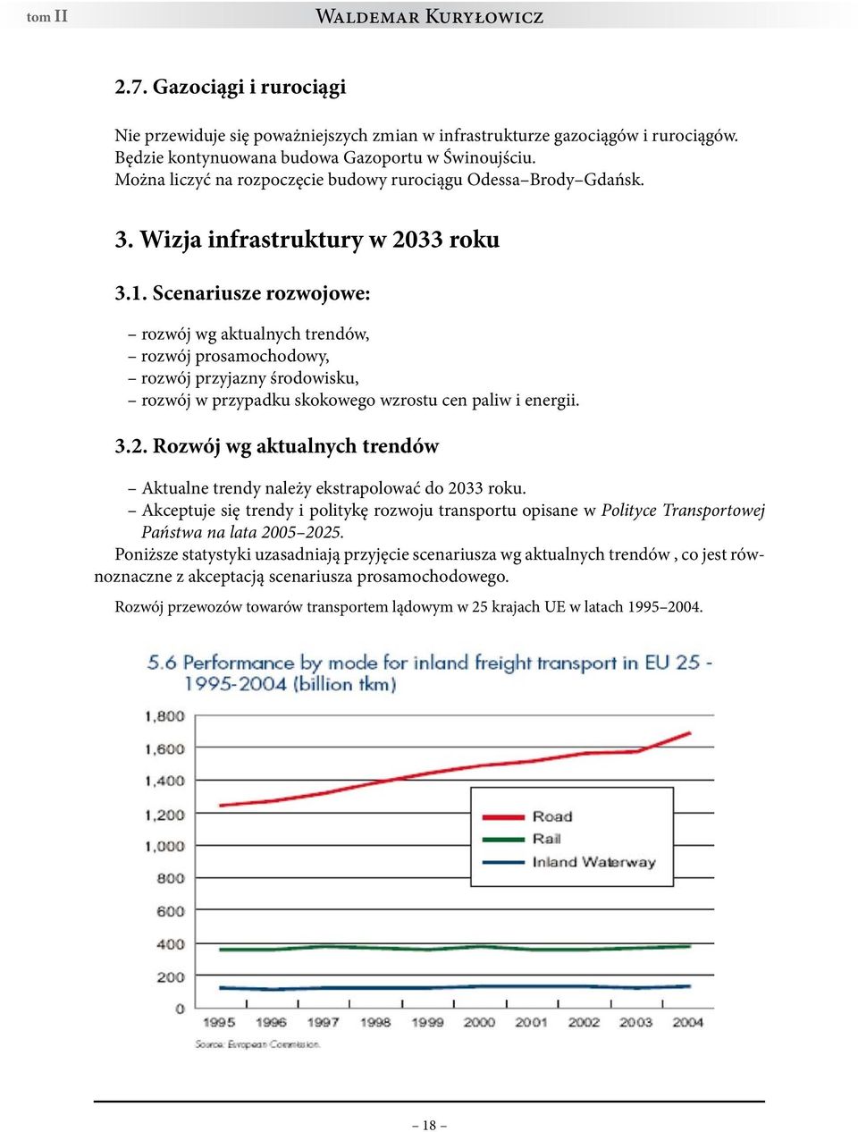 Scenariusze rozwojowe: rozwój wg aktualnych trendów, rozwój prosamochodowy, rozwój przyjazny środowisku, rozwój w przypadku skokowego wzrostu cen paliw i energii. 3.2.