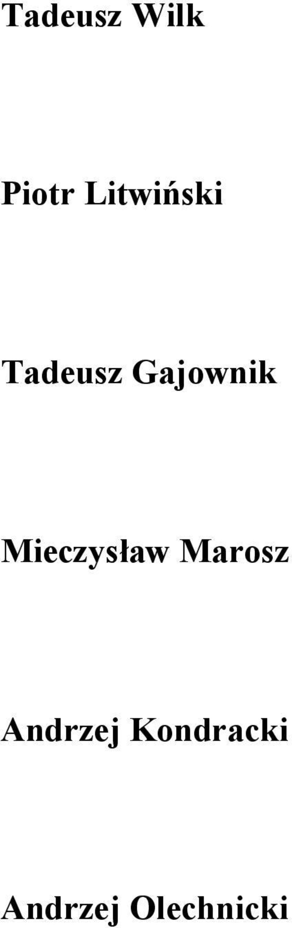 Gajownik Mieczysław