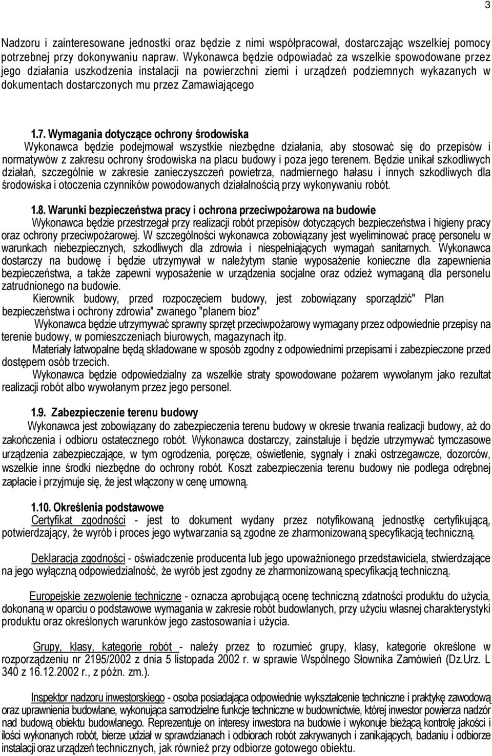 Zamawiającego 1.7.