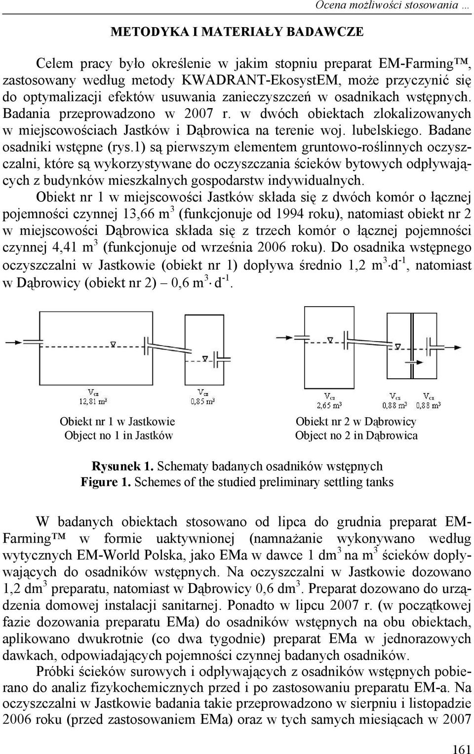 lubelskiego. Badane osadniki wstępne (rys.