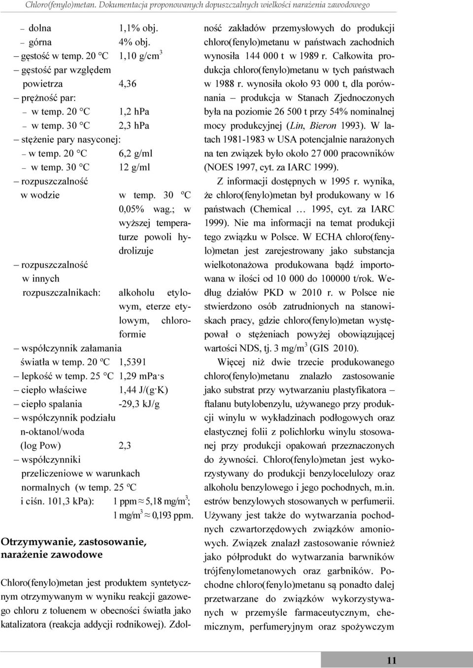 30 C 12 g/ml rozpuszczalność w wodzie w temp. 30 ºC 0,05% wag.