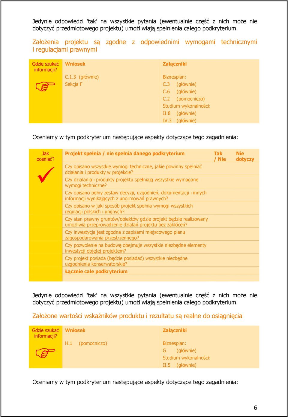 8 (głównie) IV.3 (głównie) Oceniamy w tym podkryterium następujące aspekty dotyczące tego zagadnienia: oceniać?