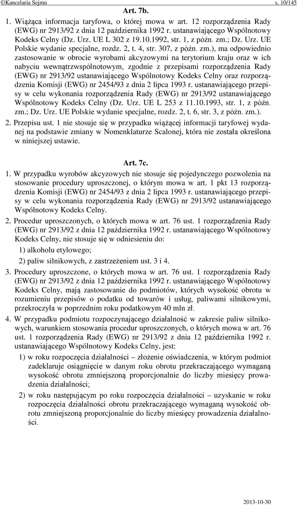 ; Dz. Urz. UE Polskie wydanie specjalne, rozdz. 2, t. 4, str. 307, z późn. zm.