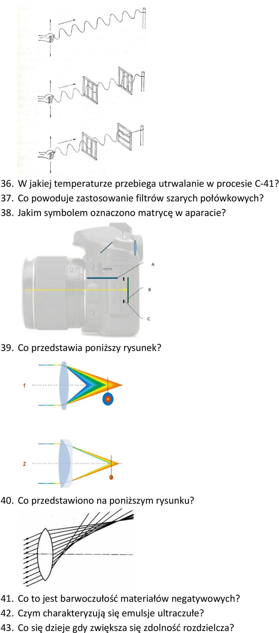 39. Co przedstawia poniższy rysunek? 40. Co przedstawiono na poniższym rysunku? 41.