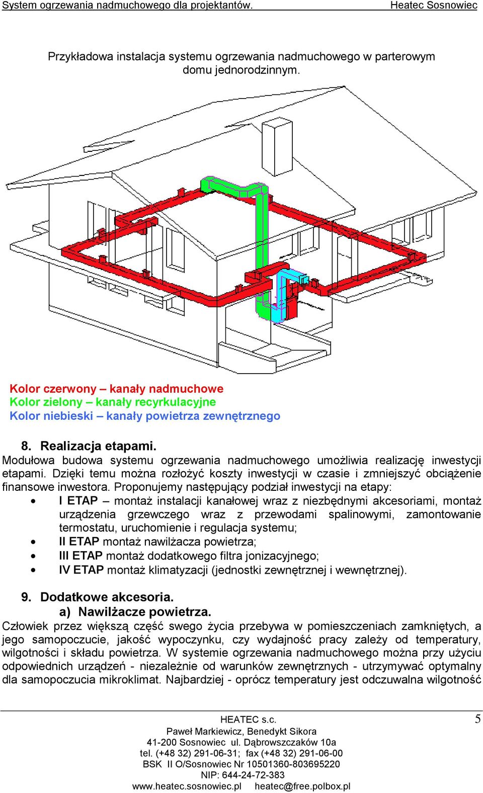 Modułowa budowa systemu ogrzewania nadmuchowego umożliwia realizację inwestycji etapami. Dzięki temu można rozłożyć koszty inwestycji w czasie i zmniejszyć obciążenie finansowe inwestora.