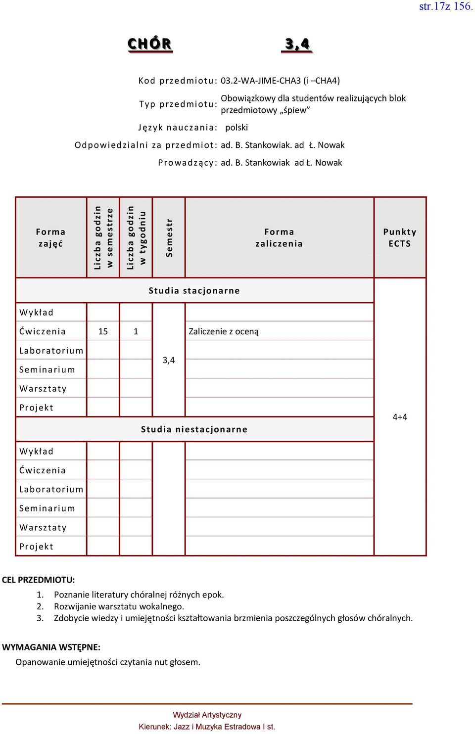 Nowak Prowadzący: ad. B. Stankowiak ad Ł.