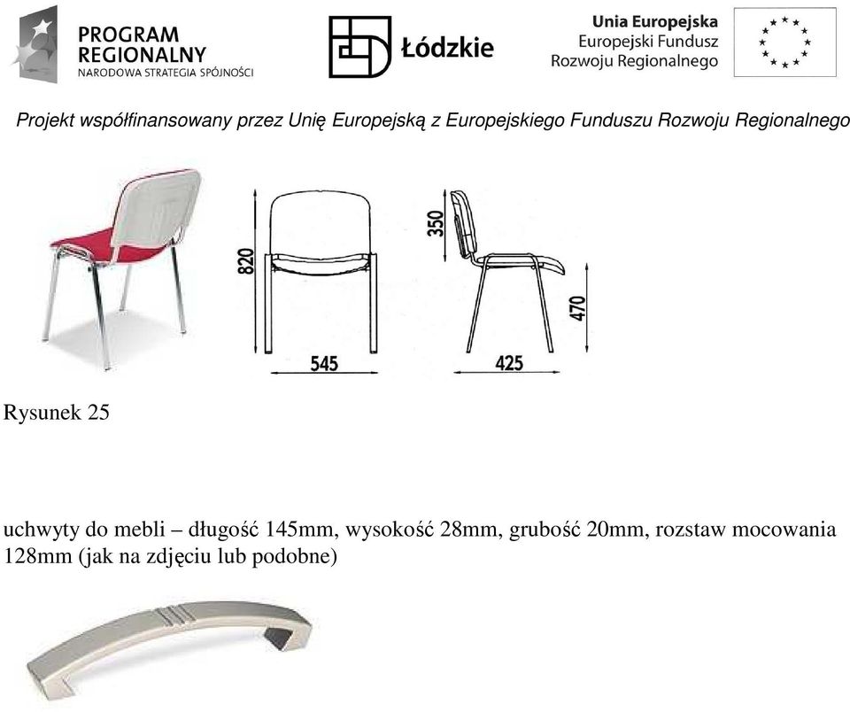 grubość 20mm, rozstaw