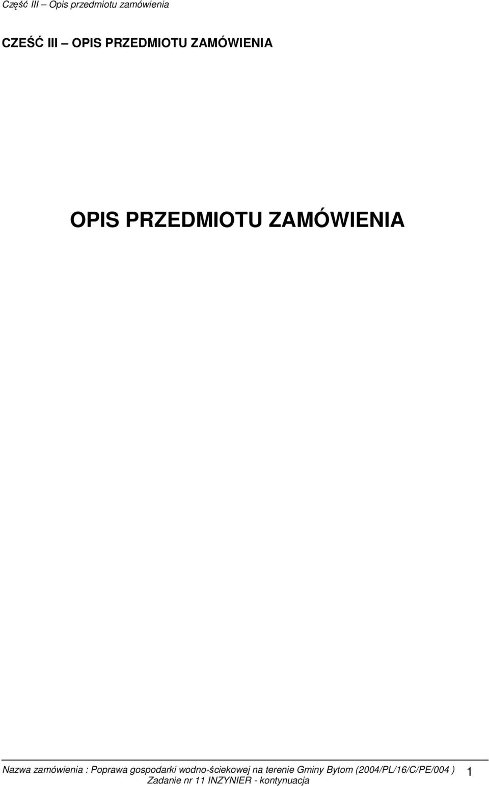 ZAMÓWIENIA OPIS 