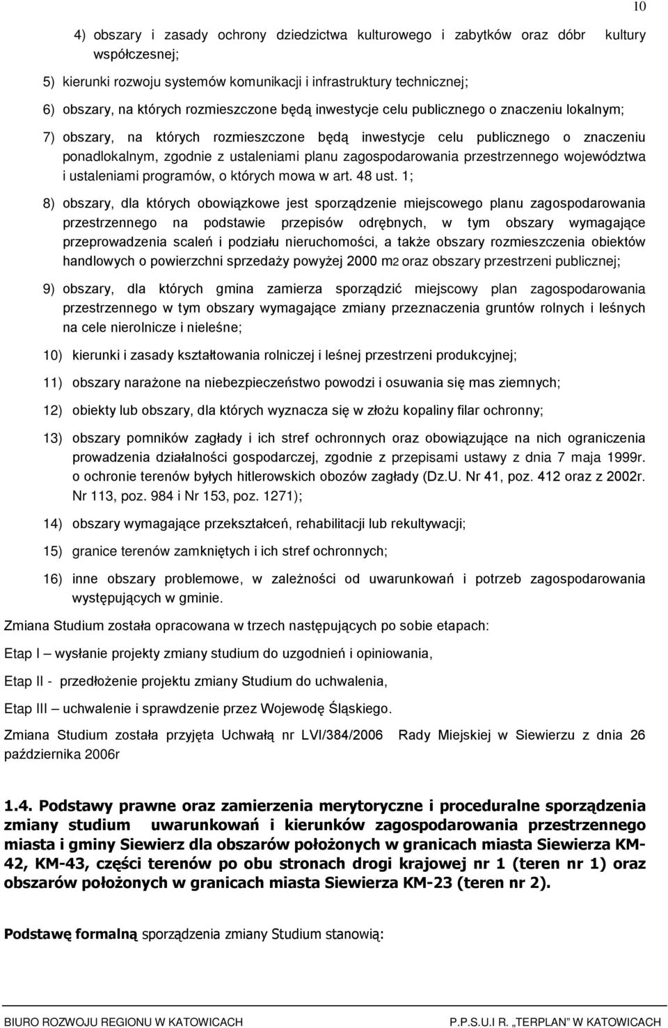 wjewództwa i ustaleniami prgramów, których mwa w art. 48 ust.
