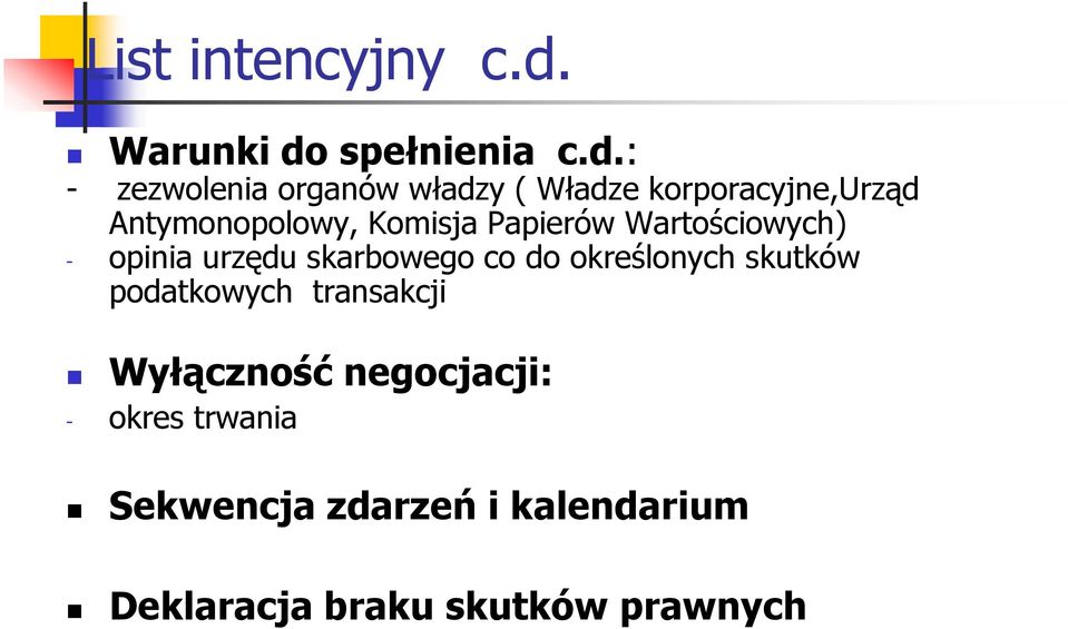 spełnienia c.d.