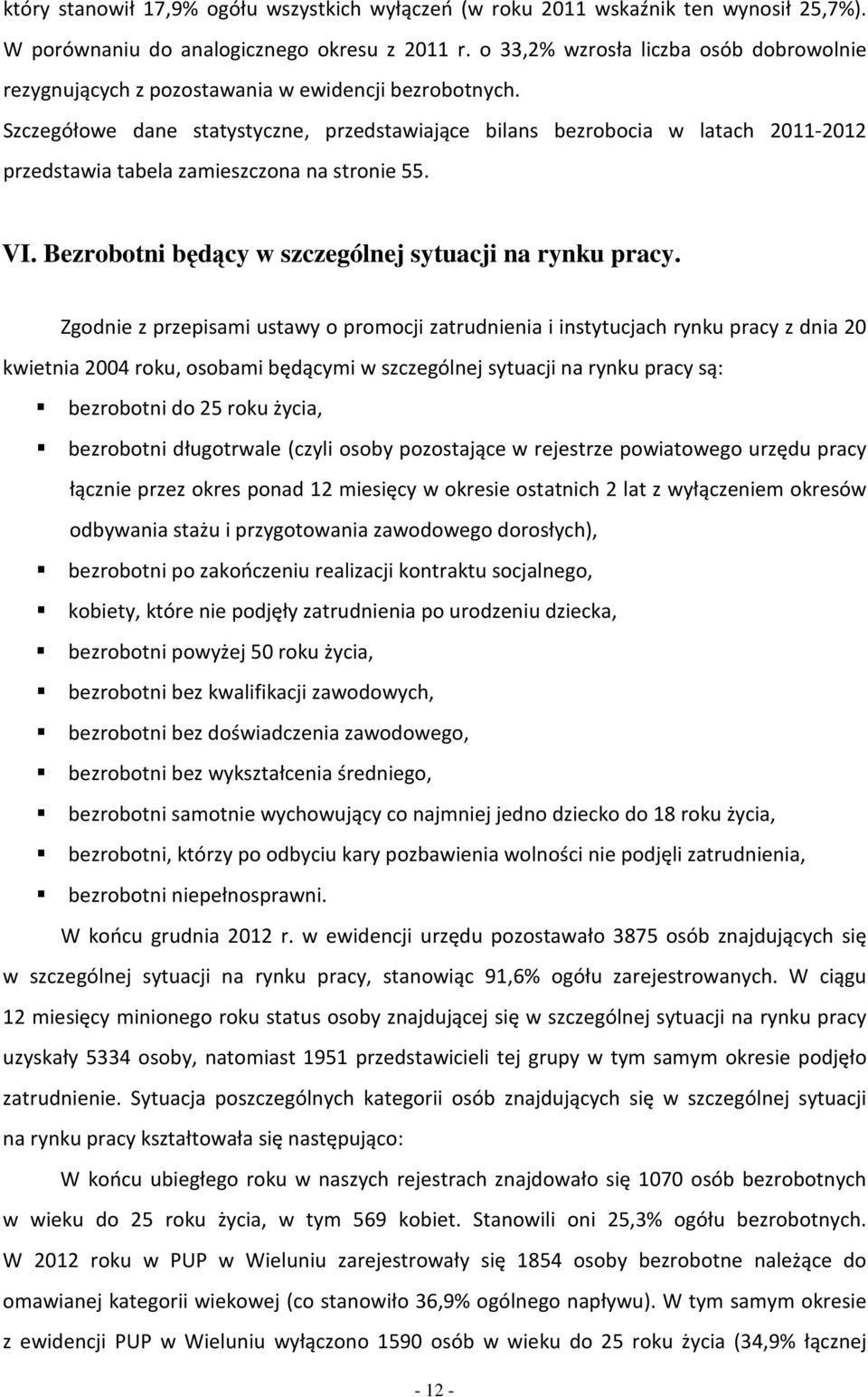 Zgdnie z przepismi ustwy prmcji ztrudnieni i instytucjch rynu prcy z dni 20 wietni 2004 ru, smi ędącymi w szczególnej sytucji n rynu prcy są: ezrtni d 25 ru życi, ezrtni długtrwle (czyli sy pzstjące