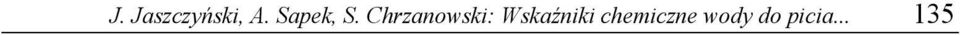 Chrzanowski: