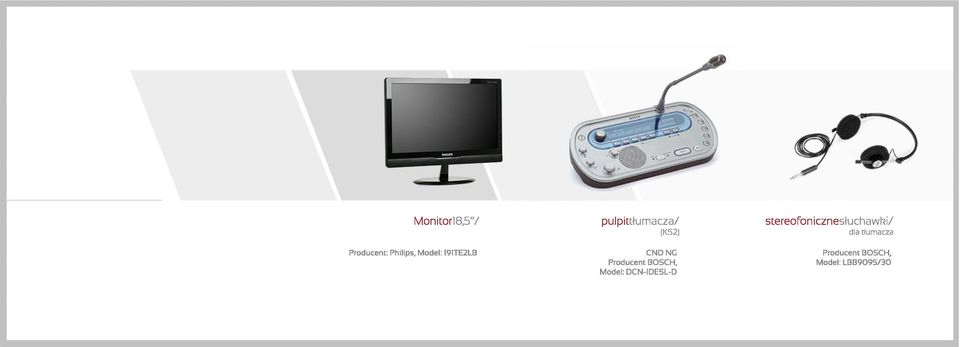 Producent BOSCH, Model: DCN-IDESL-D