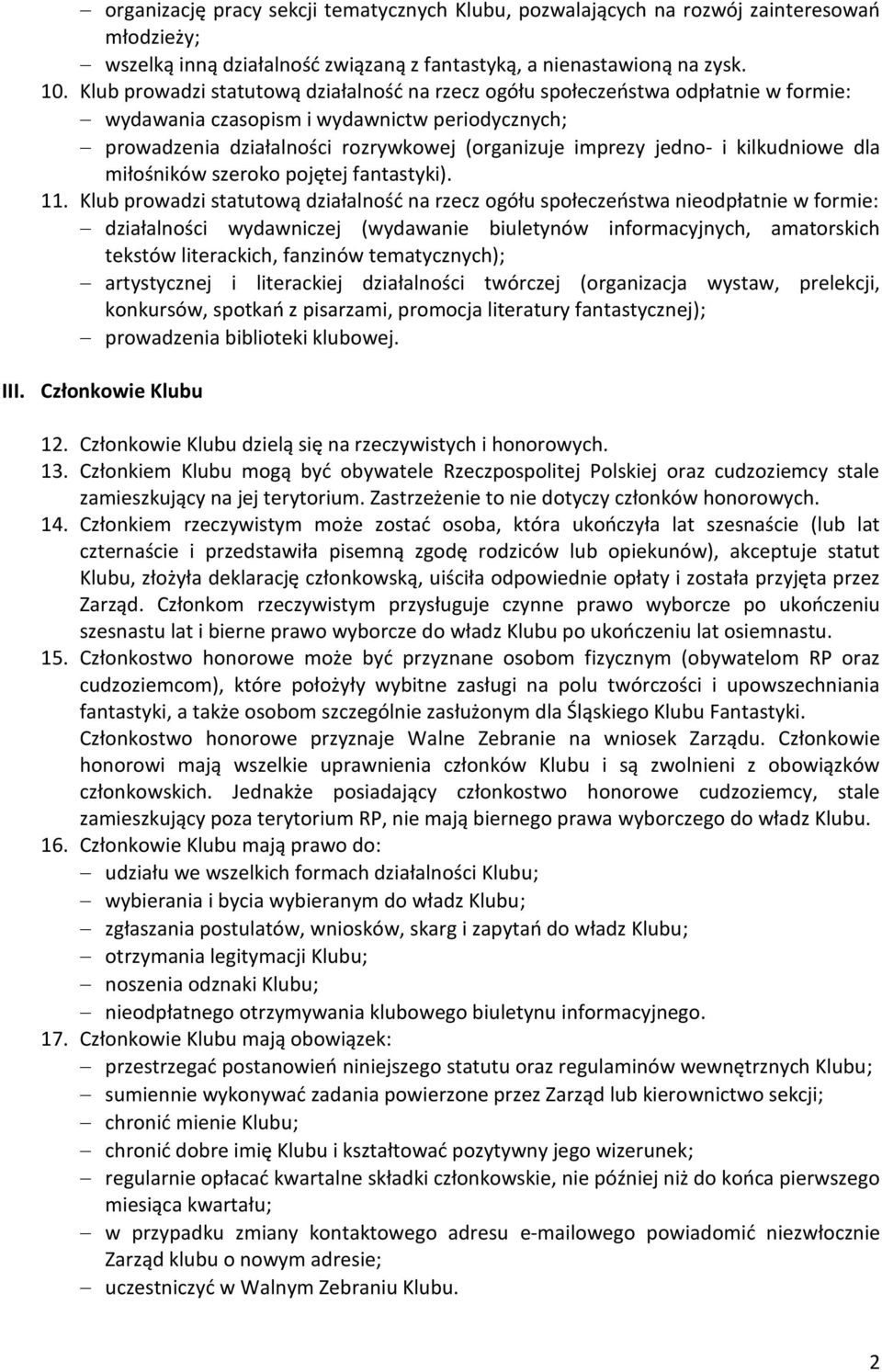 kilkudniowe dla miłośników szeroko pojętej fantastyki). 11.